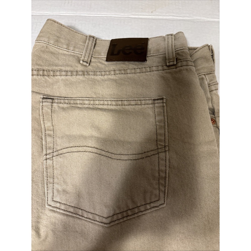 Lee Jeans 42x30 Regular Fit Color Beige